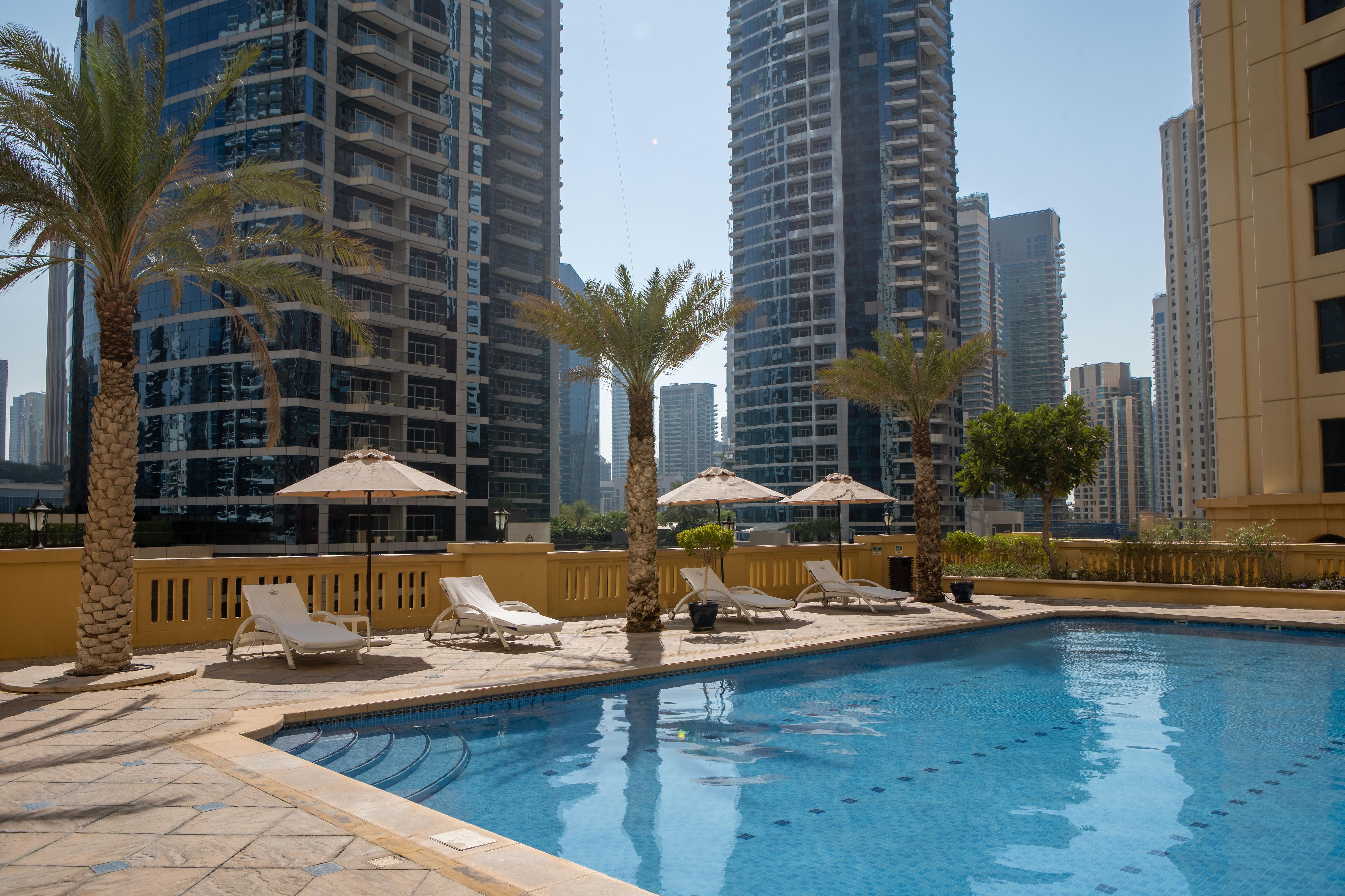 Suha Jbr Hotel Apartments Dubai Exterior foto