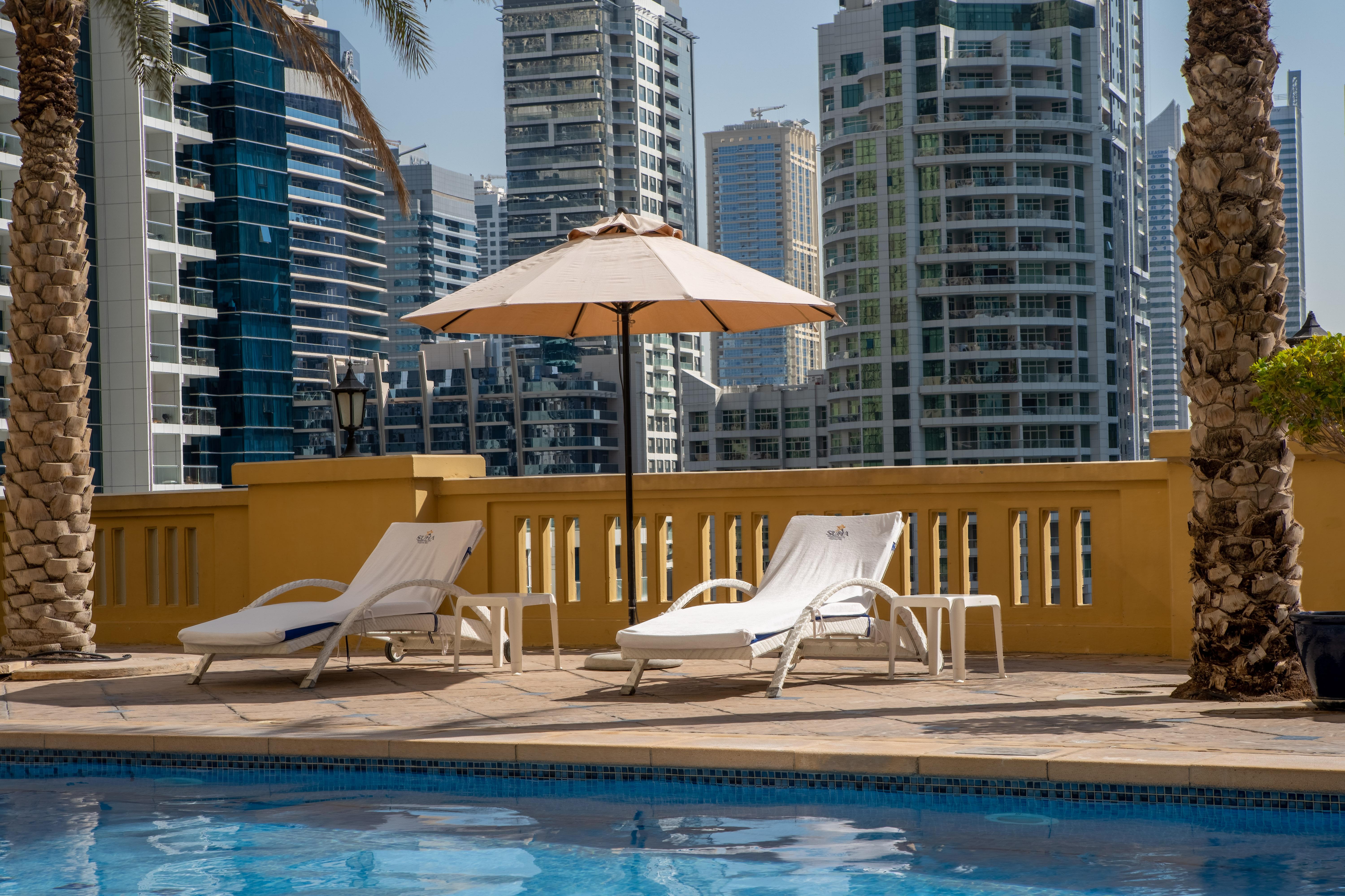 Suha Jbr Hotel Apartments Dubai Exterior foto